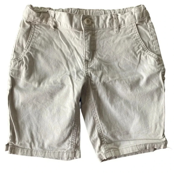 SO EUC GIRLS KHAKI SHORTS BOTTOMS KHAKI KHAKIS SCHOOL SIZE 10 - Picture 1 of 4